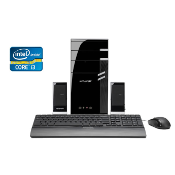 Computador Megaware Intel Core i3-2100 3.10GHz, 6GB, HD 500G